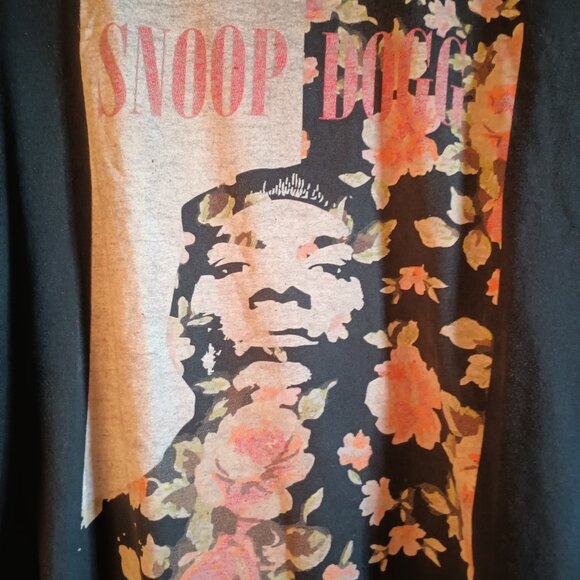 Men's Black XL Snoop Dogg Graphic T-Shirt Rap Concert Bad Music - Picture 1 of 4